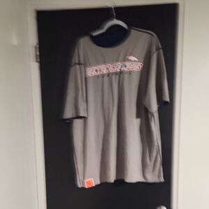 Vintage Reversible Denver Broncos Gray Or Navy Men's Shirt